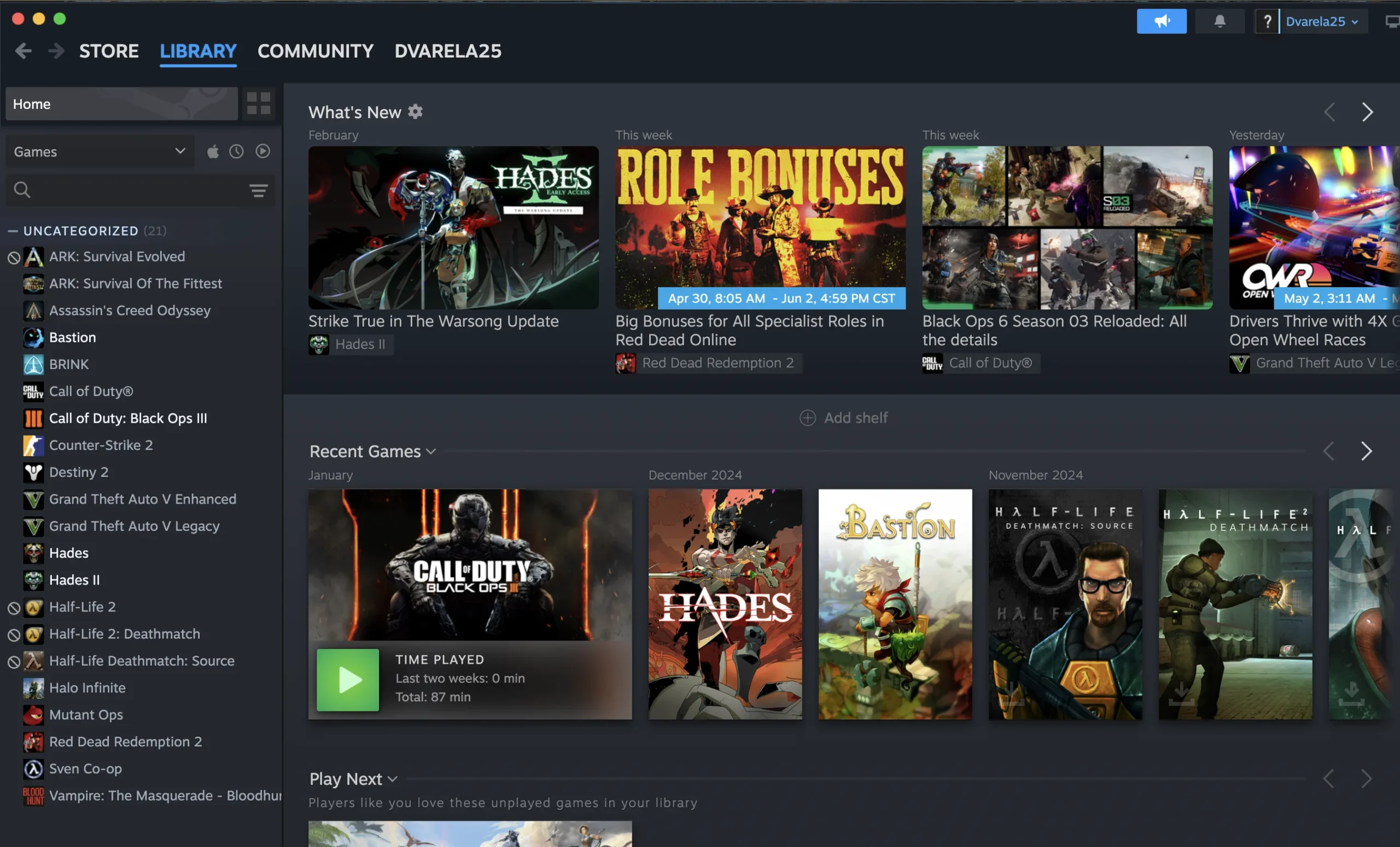 Juegos de Steam en mi Mac