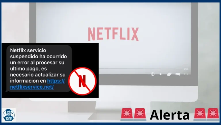 mensaje falso Netflix