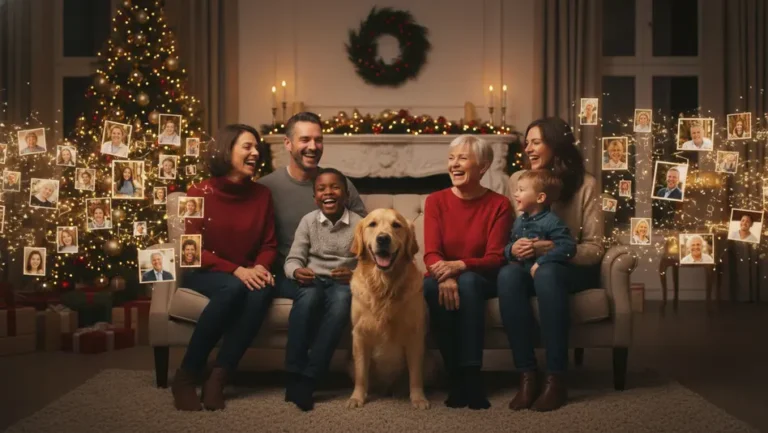 Crea felicitaciones navideñas con IA: une a tu familia separada